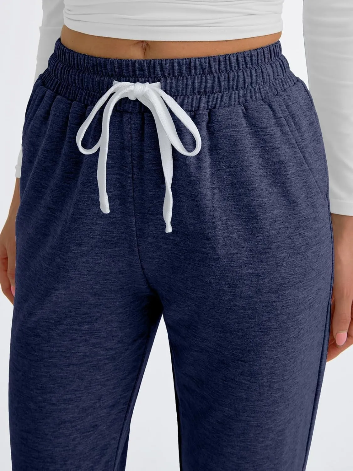 2025 Sweatpants Women Baggy Cinch Bottom Athletic Pants Straight Leg Joggers with Pocket Lounge Pajamas Soft Trousers