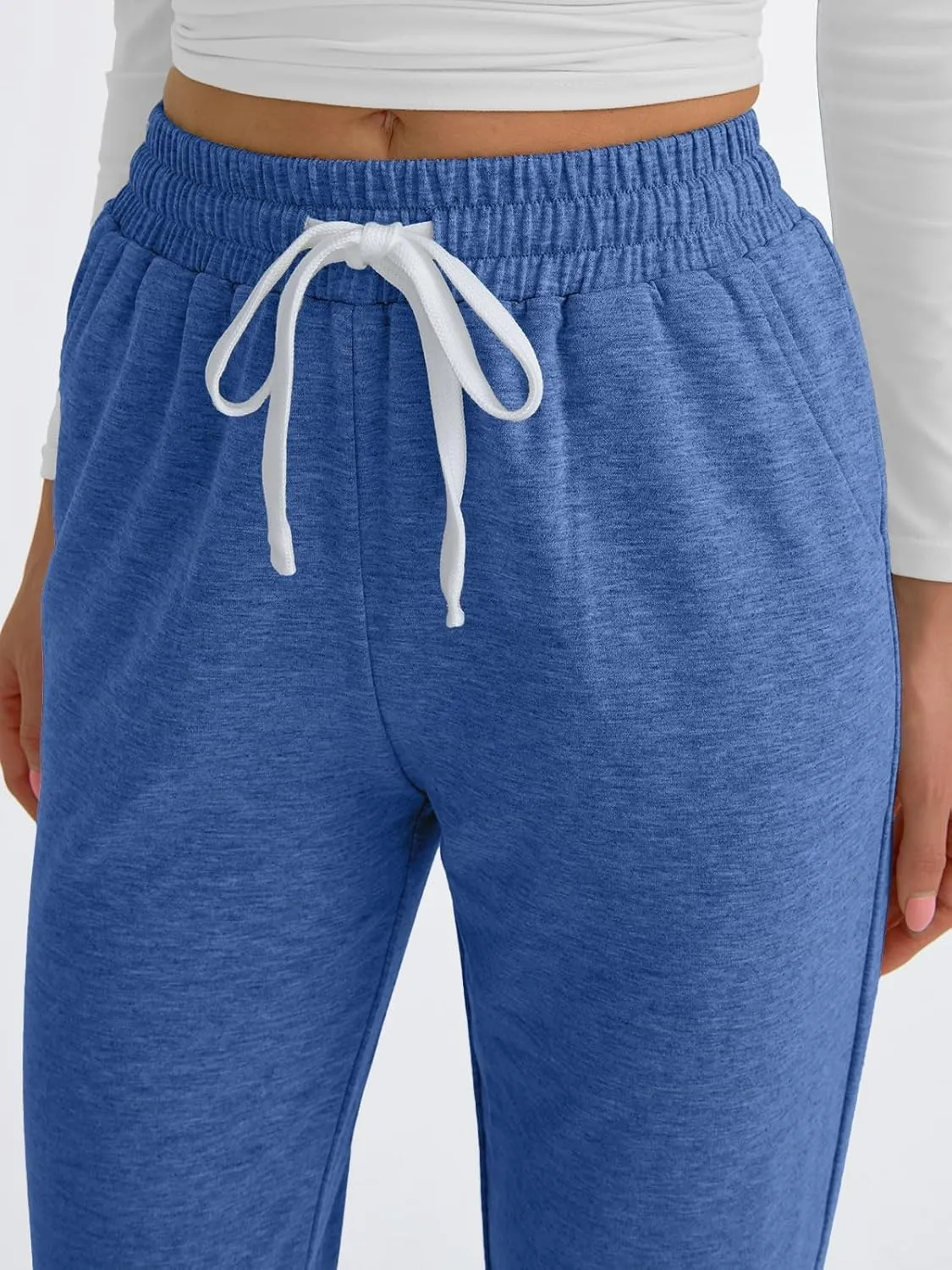 2025 Sweatpants Women Baggy Cinch Bottom Athletic Pants Straight Leg Joggers with Pocket Lounge Pajamas Soft Trousers