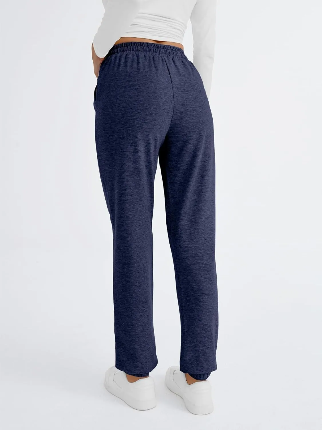 2025 Sweatpants Women Baggy Cinch Bottom Athletic Pants Straight Leg Joggers with Pocket Lounge Pajamas Soft Trousers