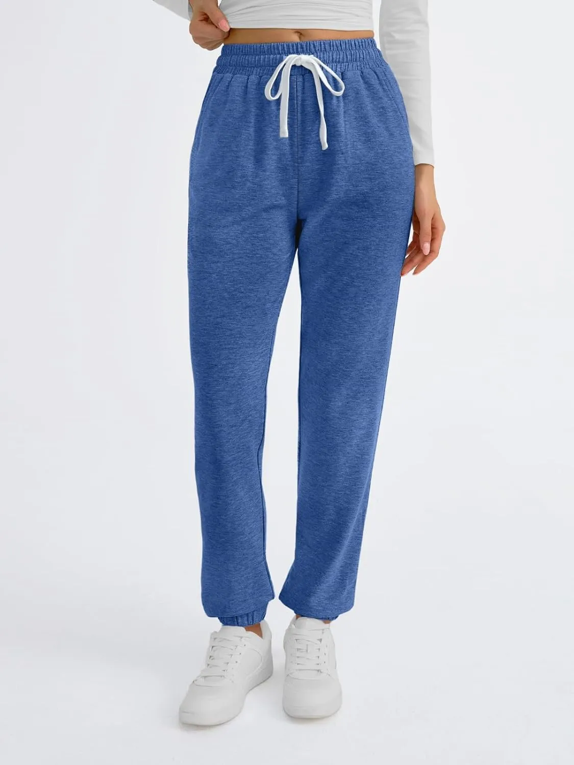 2025 Sweatpants Women Baggy Cinch Bottom Athletic Pants Straight Leg Joggers with Pocket Lounge Pajamas Soft Trousers