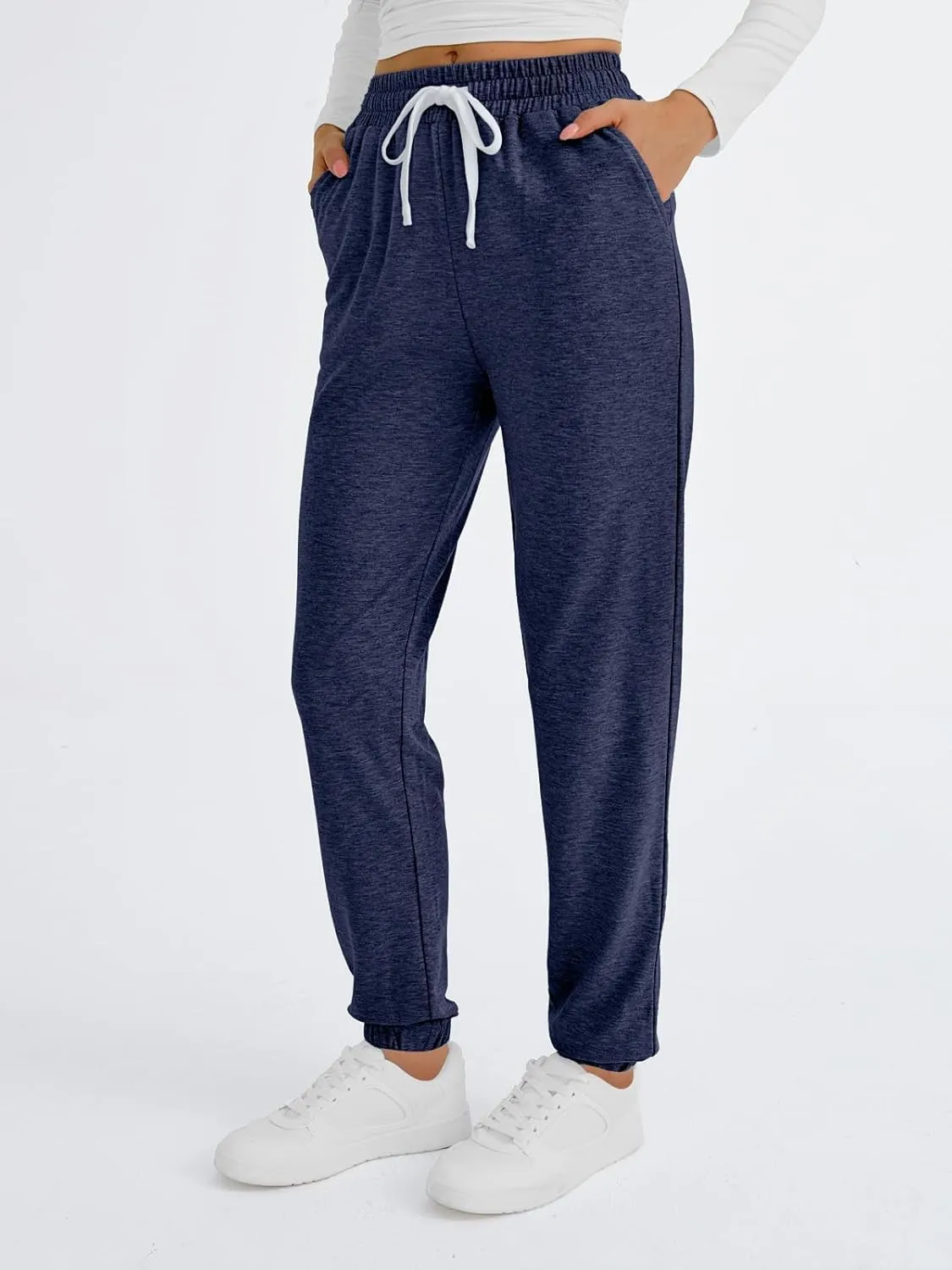 2025 Sweatpants Women Baggy Cinch Bottom Athletic Pants Straight Leg Joggers with Pocket Lounge Pajamas Soft Trousers