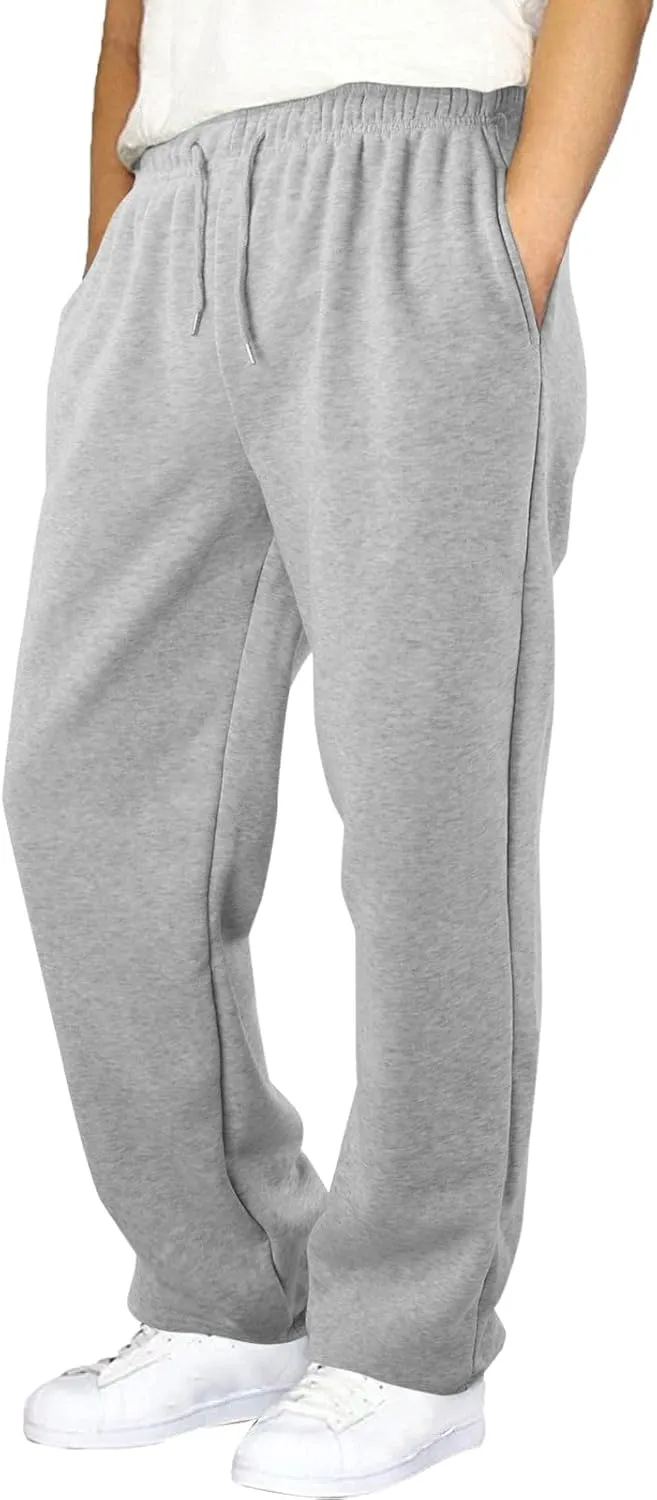 Baggy Sweatpants for Men Mens Joggers Cargopants Clothes Casual Sweatpants Work Solid Sports Pants Drawstring