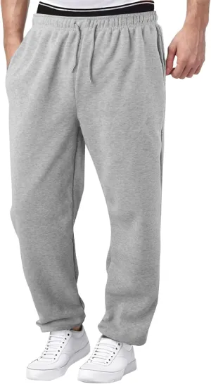 Baggy Sweatpants for Men Mens Joggers Cargopants Clothes Casual Sweatpants Work Solid Sports Pants Drawstring