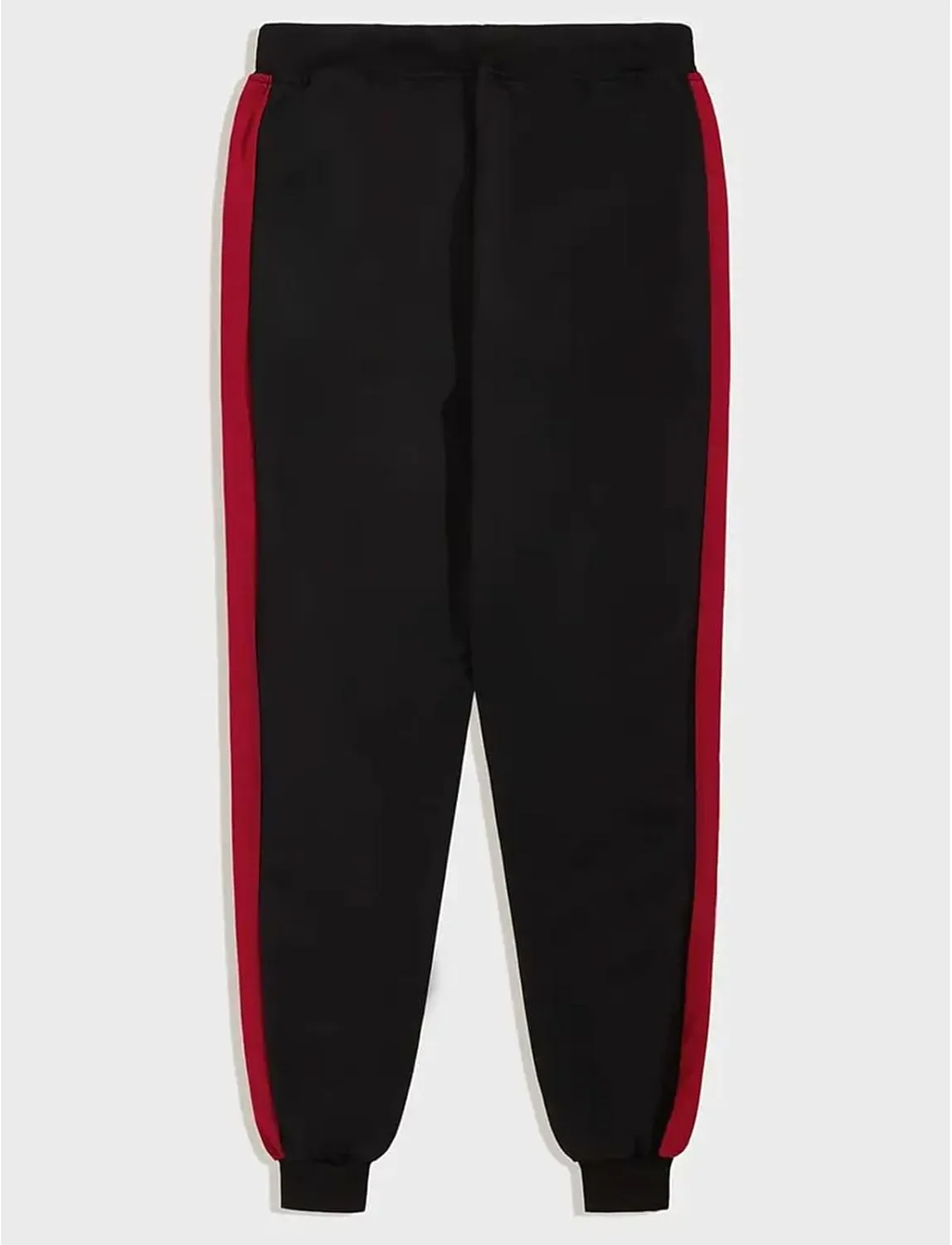 Baggy Sweatpants for Men Oversized Drawstring Color Block Elastic Waist Joggers Athletic Pants with Zipper Pockets
