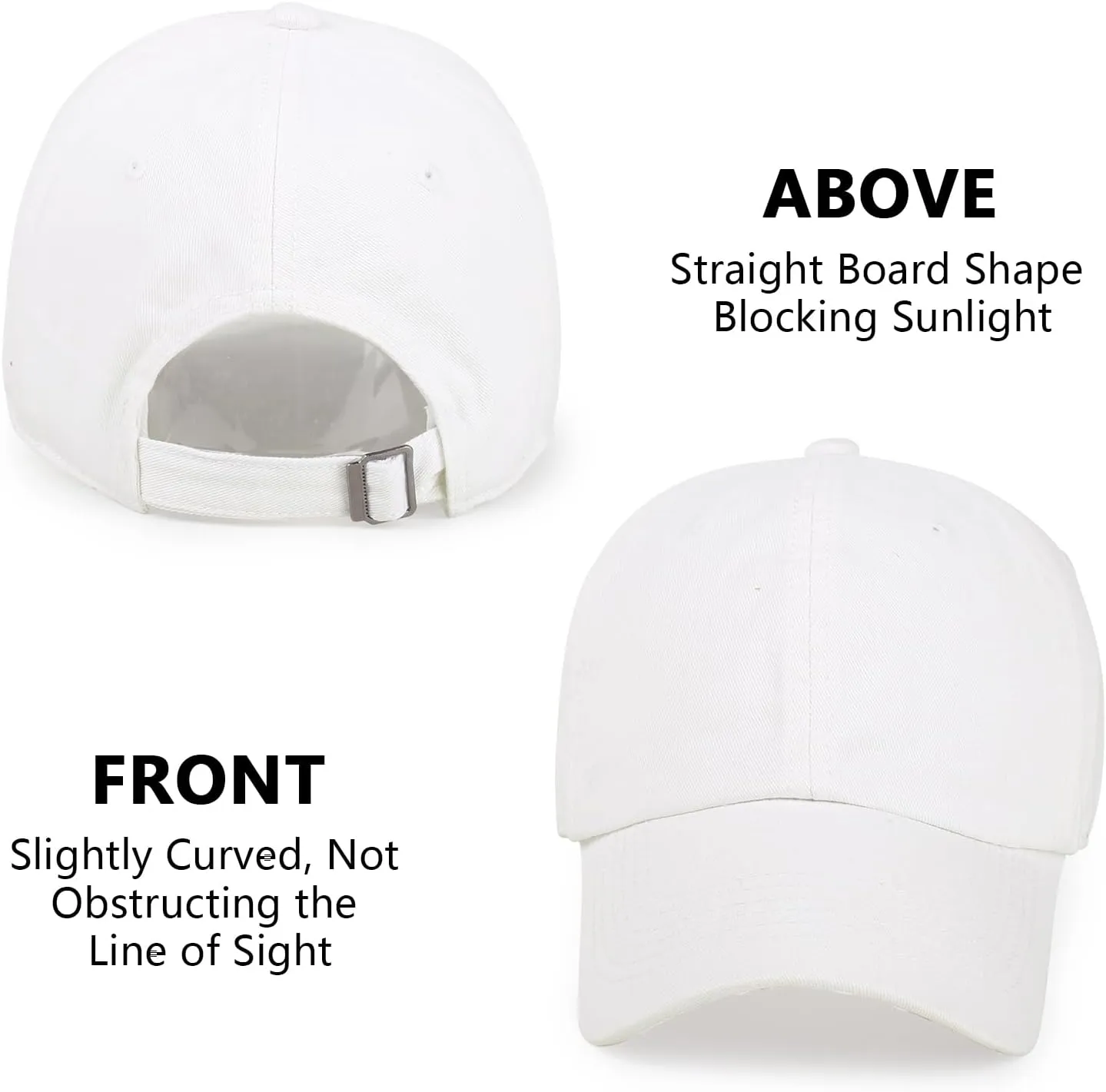 Baseball Caps Men Women Unisex Washed Cotton Adjustable Golf Dad Hat