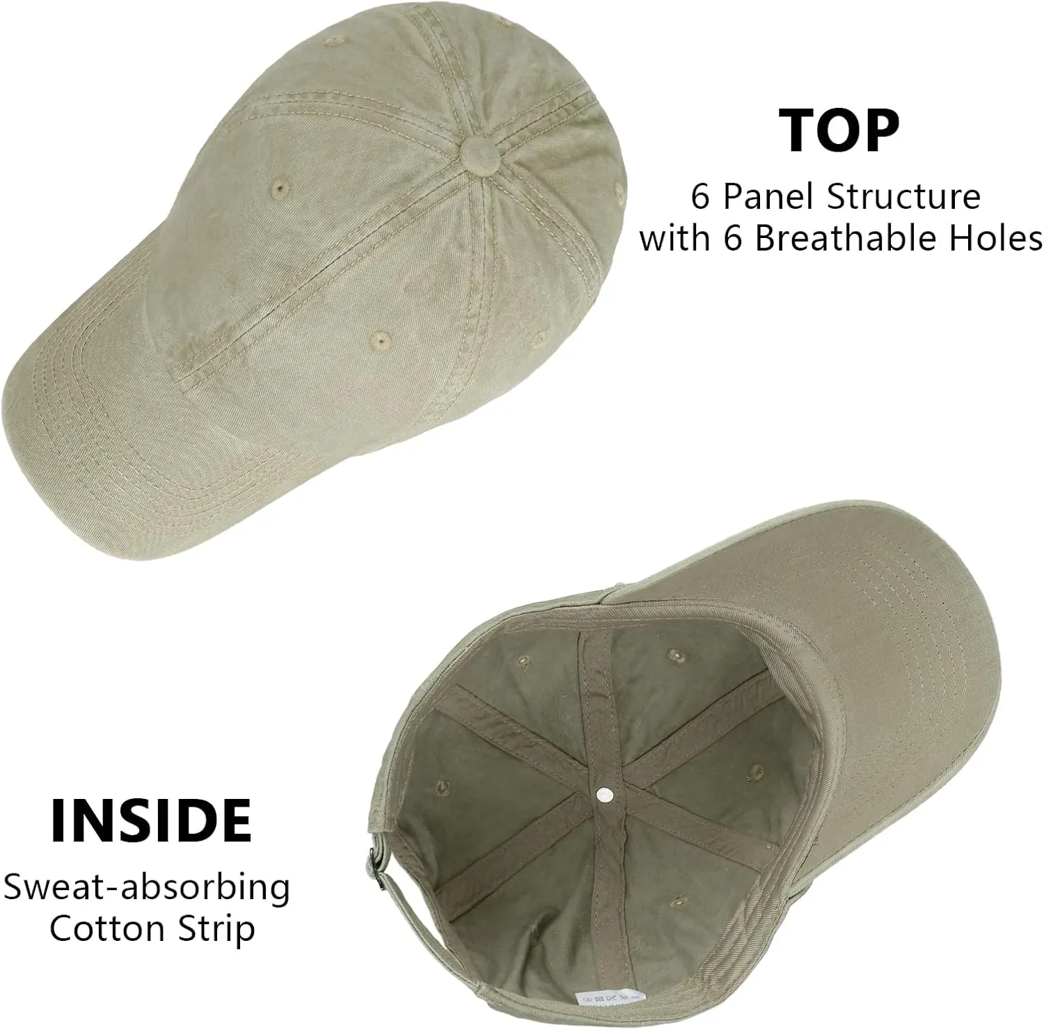 Baseball Caps Men Women Unisex Washed Cotton Adjustable Golf Dad Hat