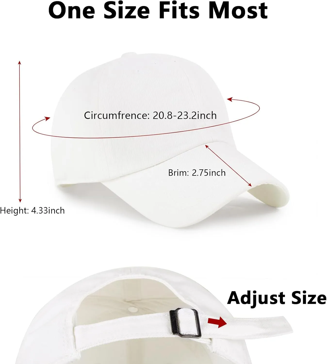 Baseball Caps Men Women Unisex Washed Cotton Adjustable Golf Dad Hat