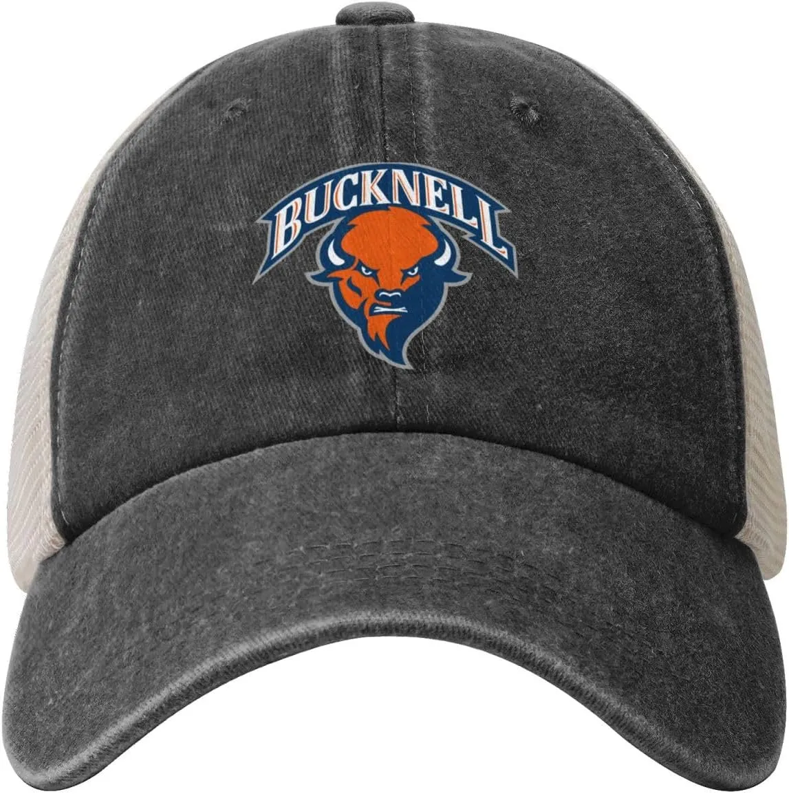 Bucknell University Baseball Cap Sport Vintage Washed Mesh Baseball Cap