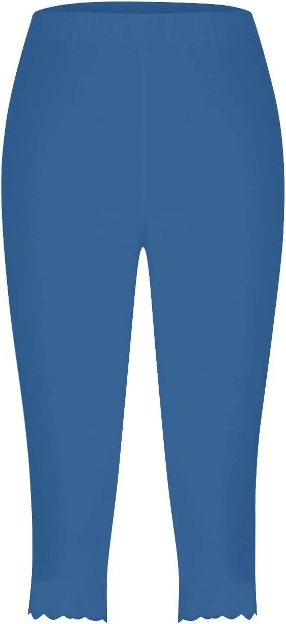 Capri Leggings for Women 2025 Casual Summer Capri Pants Stretch Slimming Workout Yoga Pants Hollow Out Leggings