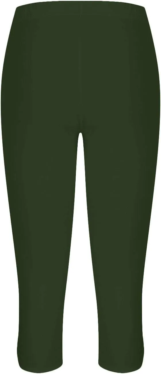 Capri Leggings for Women 2025 Cutout Yoga Capris Summer High Waist Crop Tights Workout Compression Pants with Pockets