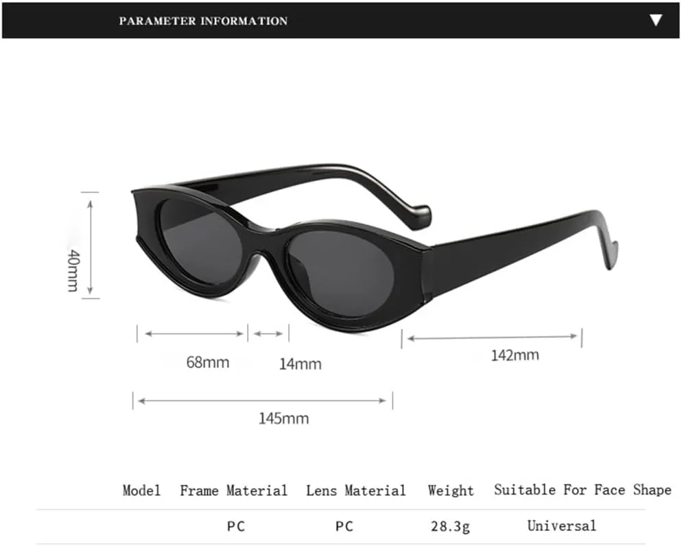 Cat Eye Sunglasses Vintage Men Women Cateye Sun Glasses UV400 Sunglasses for Women Men