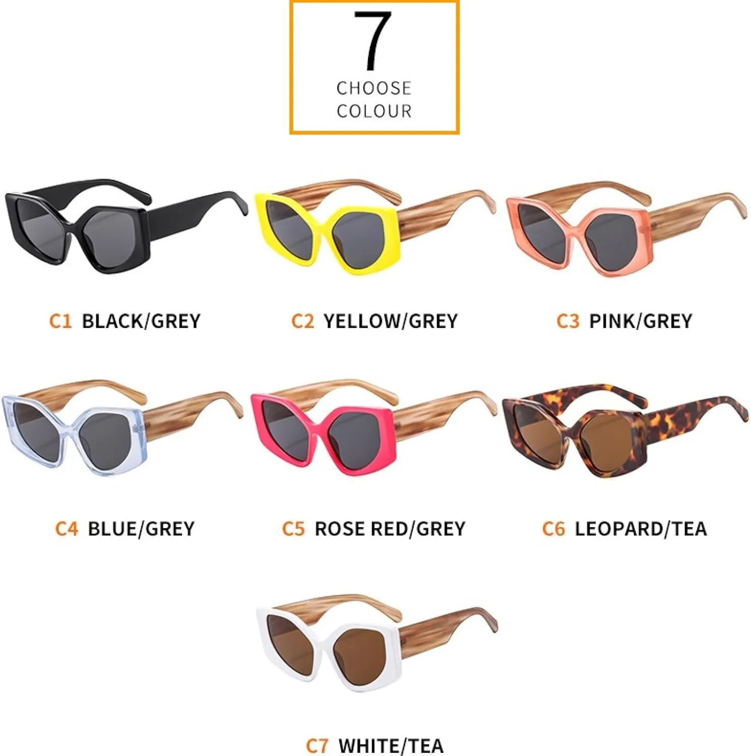 Cat Eye Sunglasses Women Vintage Shades Uv400