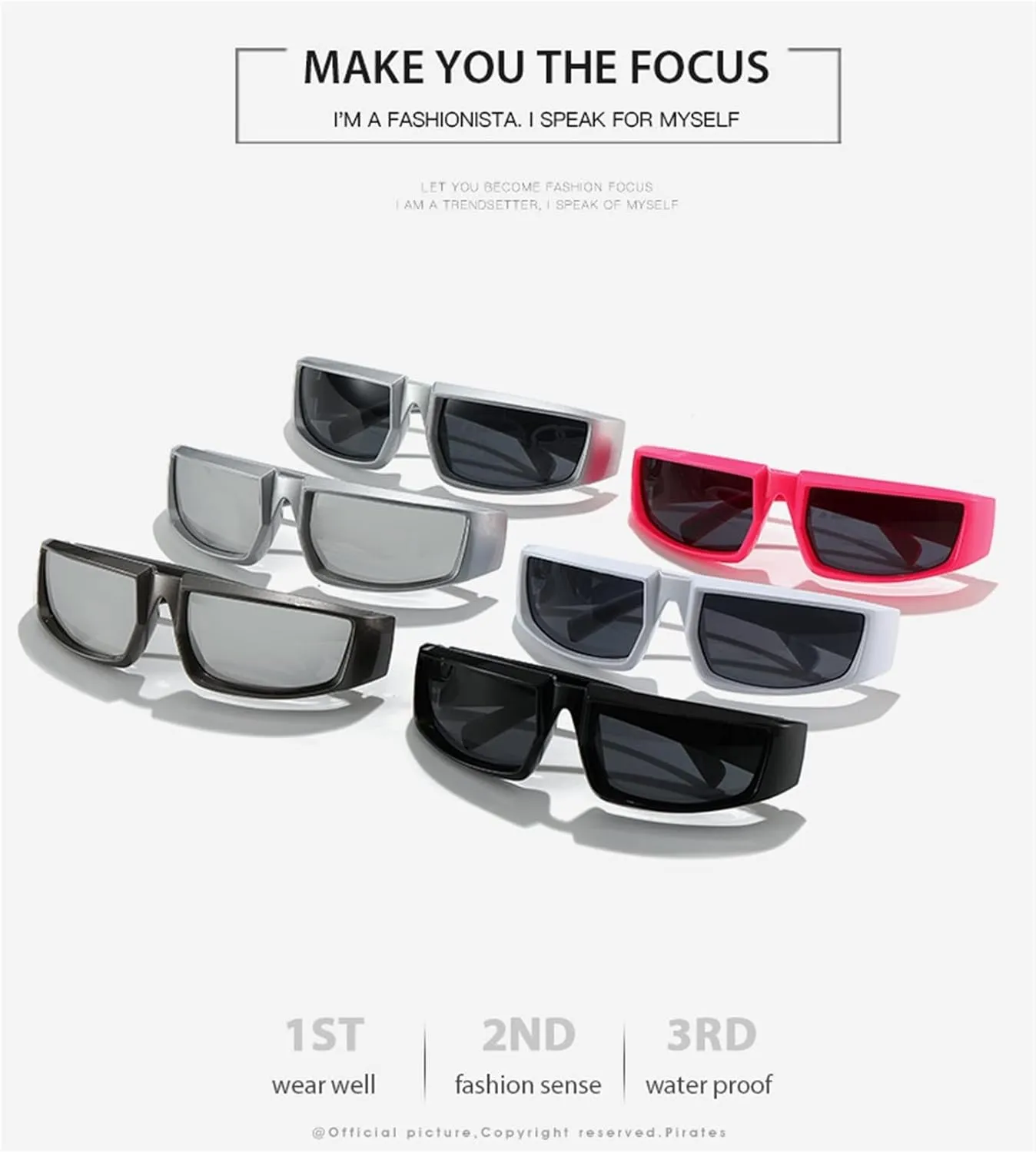 CHUANTEN-Outdoor Cycling Men And Women Sunglasses Sports Vacation Trendy UV400 Sunglasses Gift