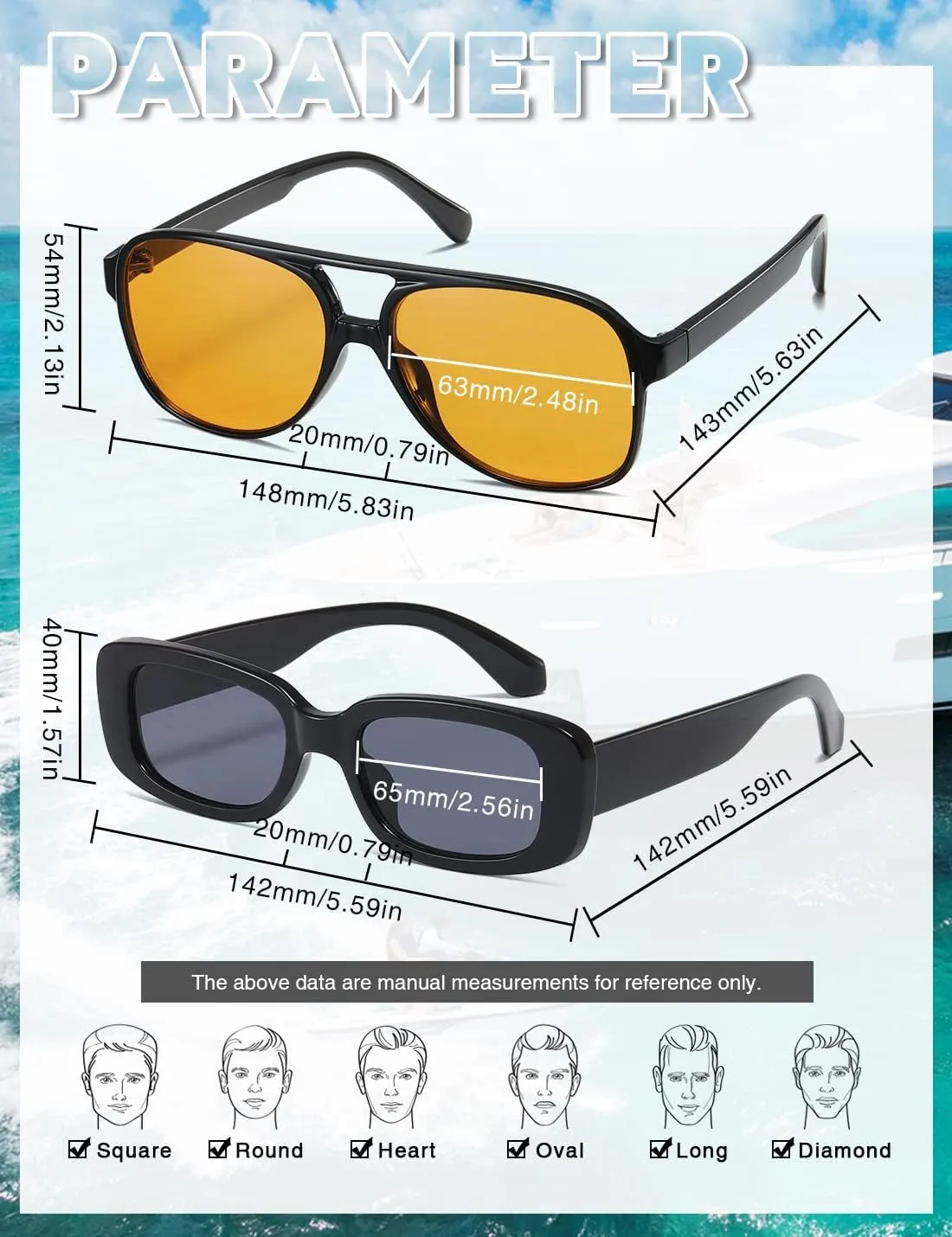 Classic Vintage Aviator Sunglasses for Women Men Large Frame Retro 70s Sunglasses