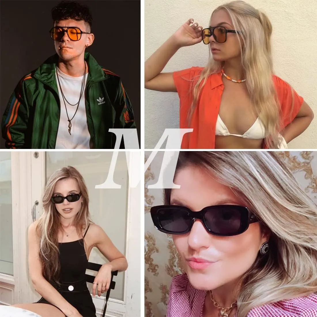 Classic Vintage Aviator Sunglasses for Women Men Large Frame Retro 70s Sunglasses
