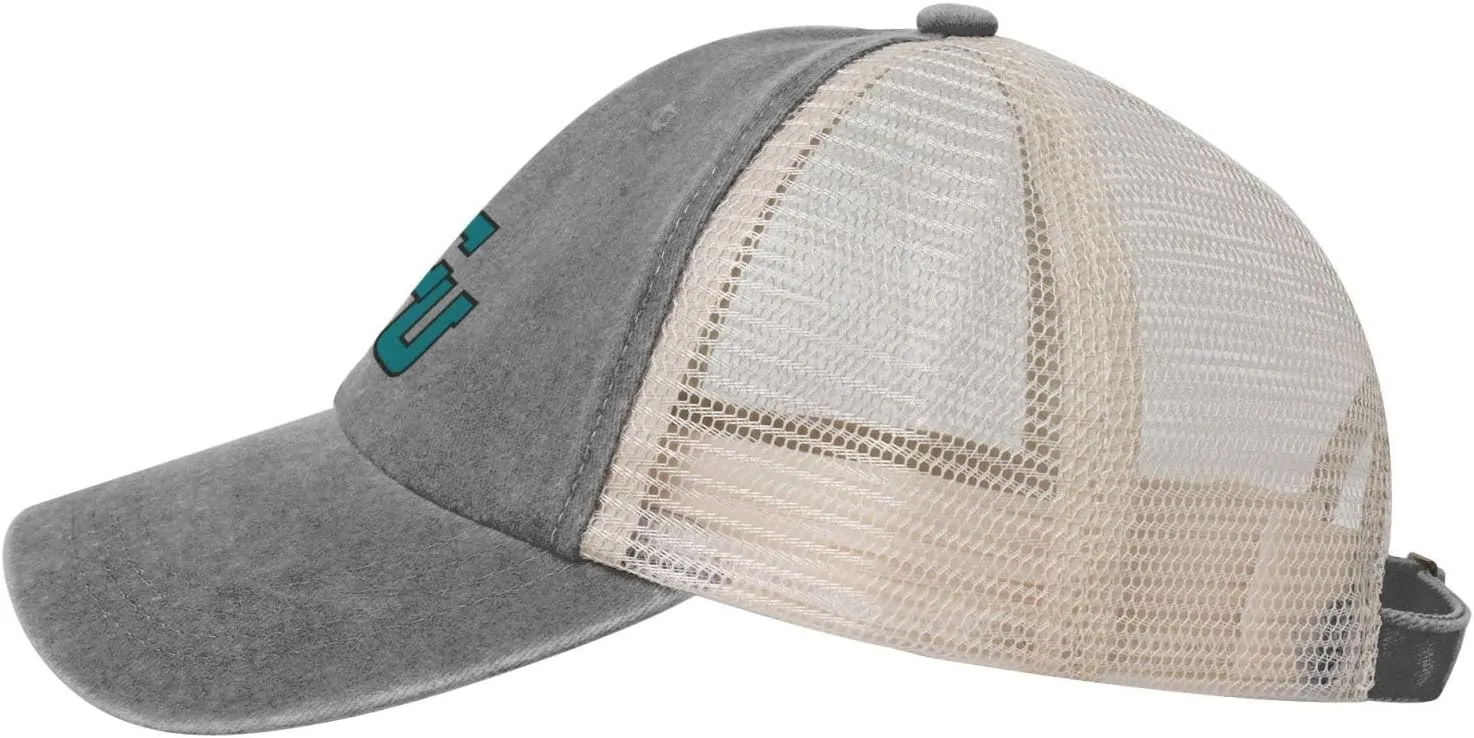 Coastal Carolina University Hat Adjustable Athletic Vintage Washed Distressed Mesh Baseball Cap
