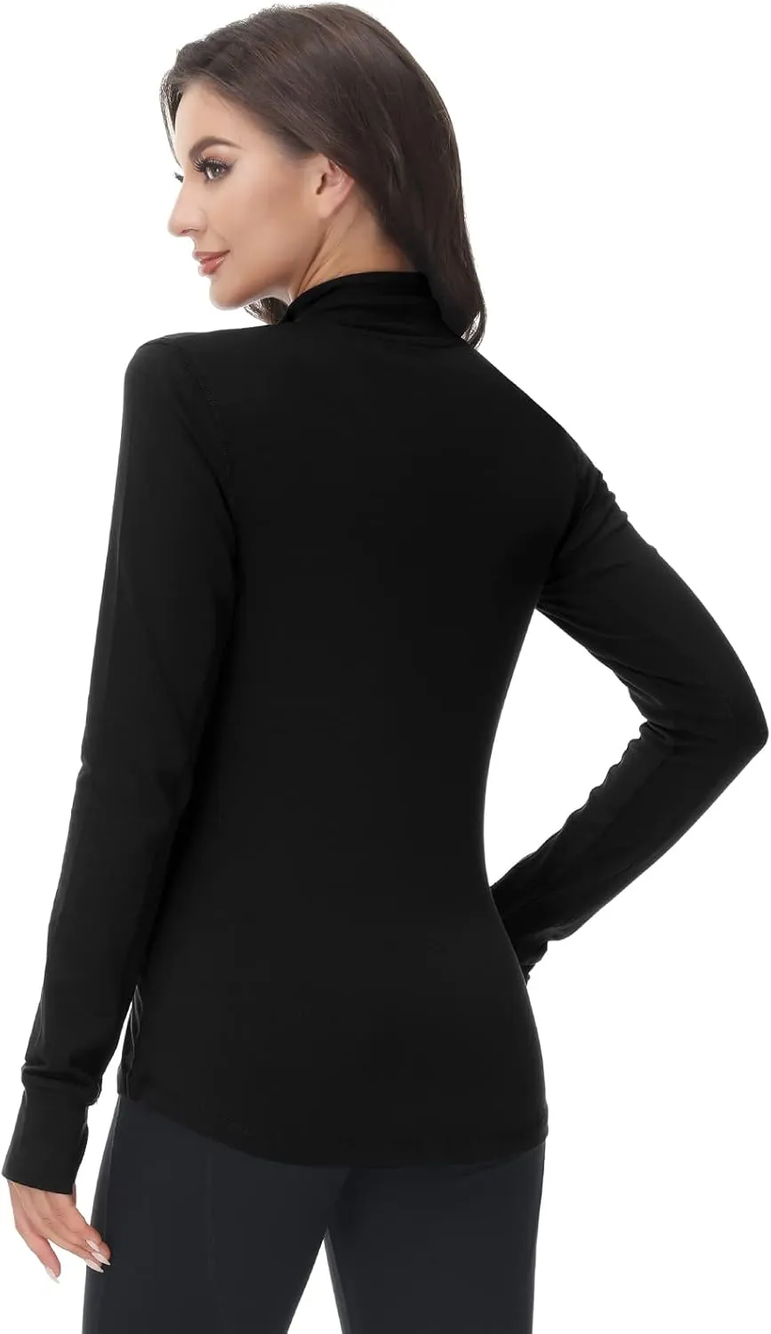 COZZIPLUS Women Zip up Athletic Running Jacket Lightweight Workout Yoga Top with Thumb Holes and Pocket