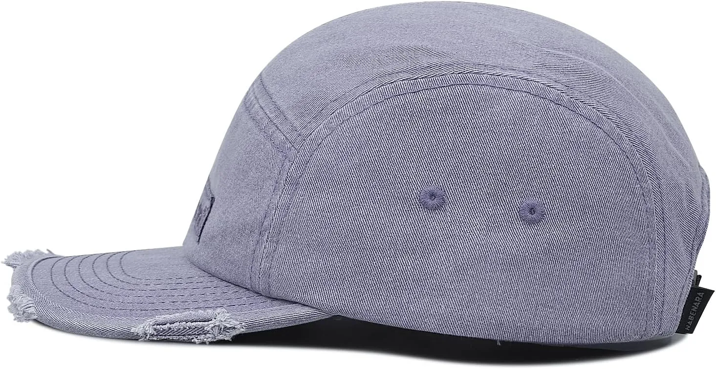 Croogo Washed Cotton 5 Panel Baseball Cap Vintage Dad Hat Unstructured Trucker Hats Umpire Cap Urban Street Biker Board Cap
