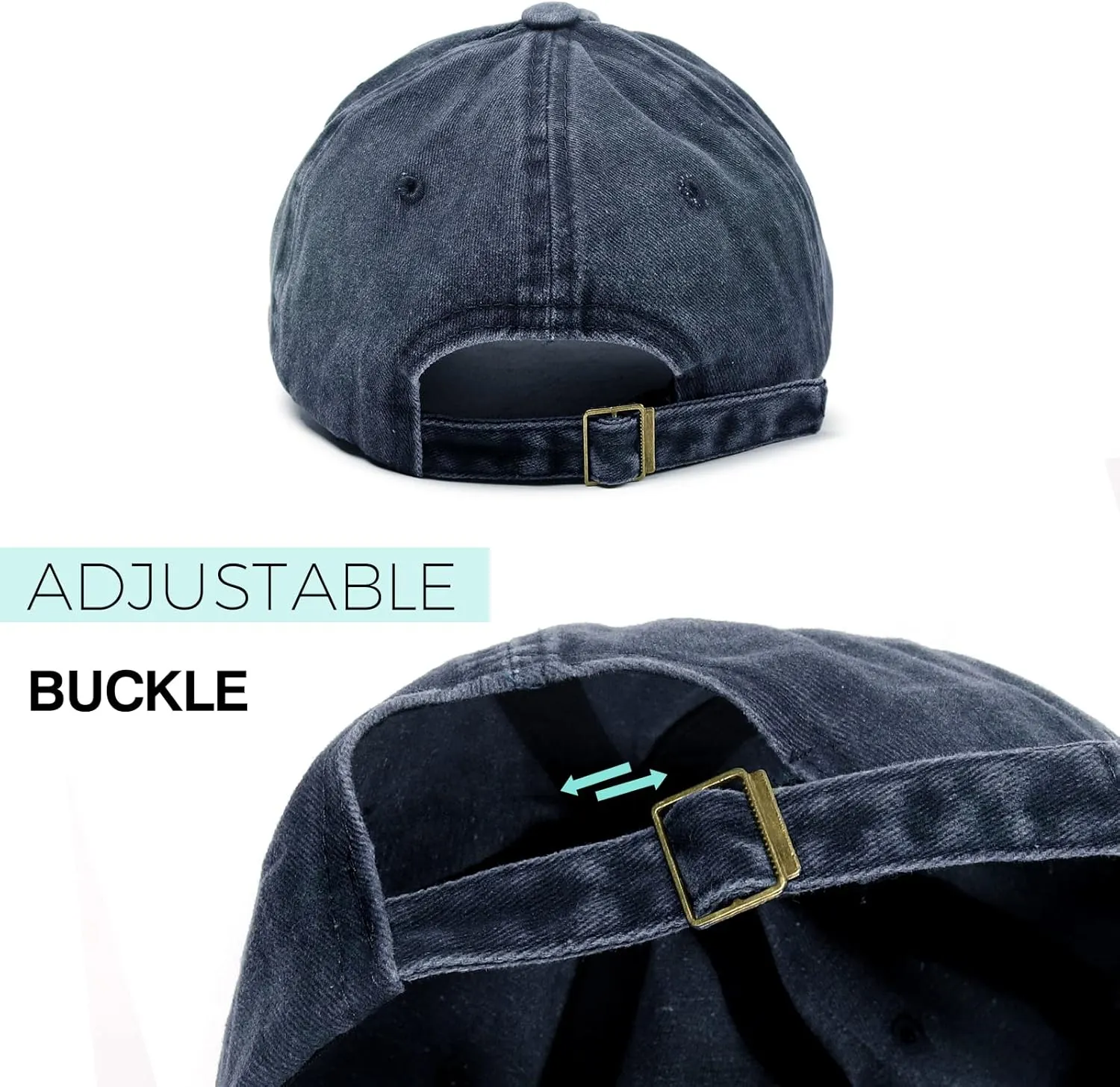Distressed Baseball Cap Dad Hats for Men Women Vintage Washed Cotton Trucker Hat Adjustable Low Profile Ball Caps