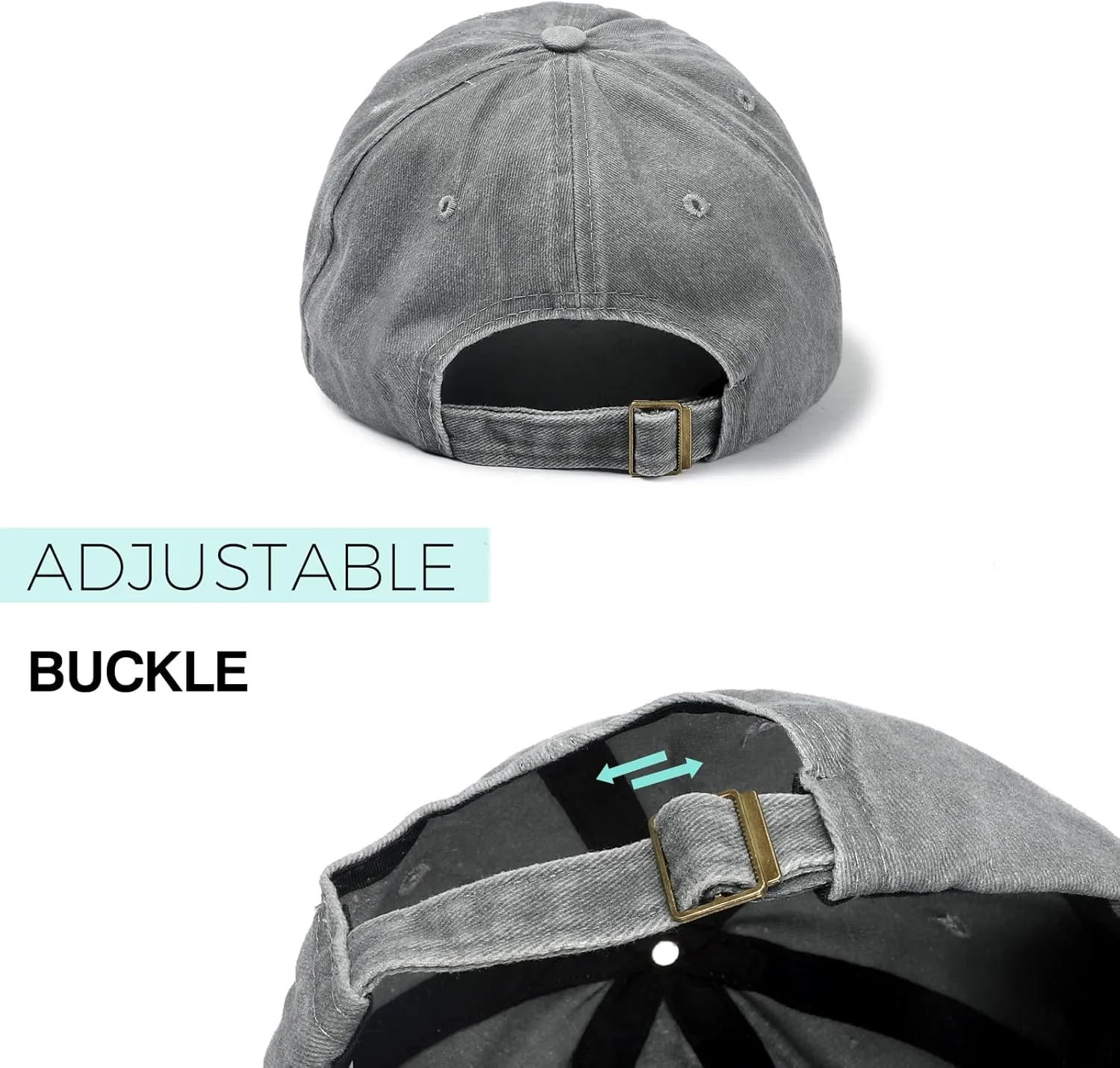 Distressed Baseball Cap Dad Hats for Men Women Vintage Washed Cotton Trucker Hat Adjustable Low Profile Ball Caps