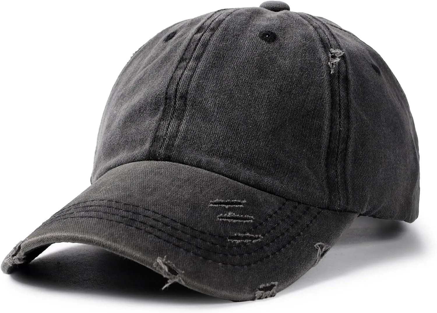 Distressed Baseball Cap Dad Hats for Men Women Vintage Washed Cotton Trucker Hat Adjustable Low Profile Ball Caps