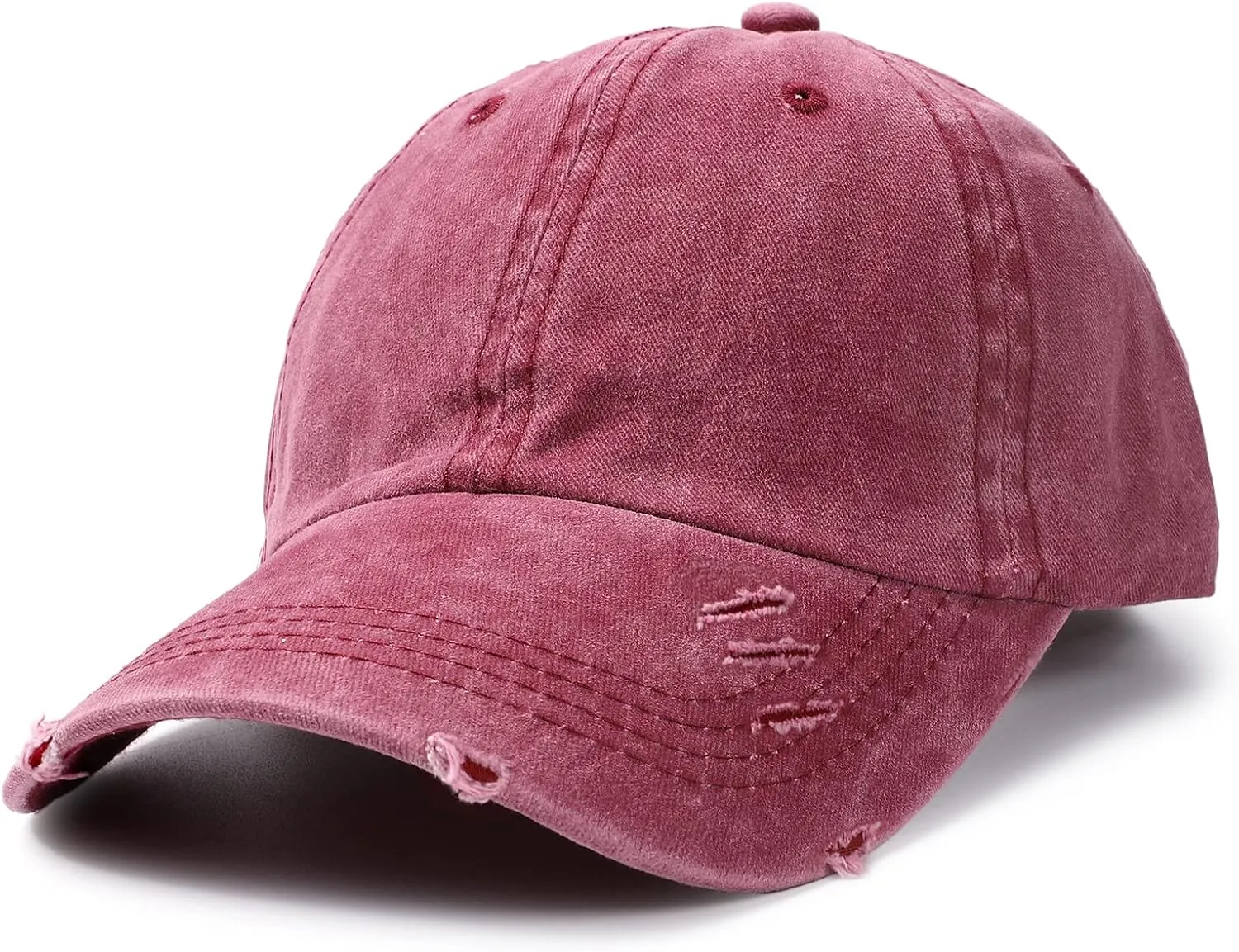 Distressed Baseball Cap Dad Hats for Men Women Vintage Washed Cotton Trucker Hat Adjustable Low Profile Ball Caps
