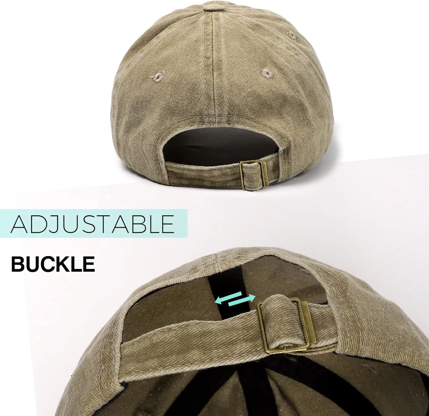 Distressed Baseball Cap Dad Hats for Men Women Vintage Washed Cotton Trucker Hat Adjustable Low Profile Ball Caps