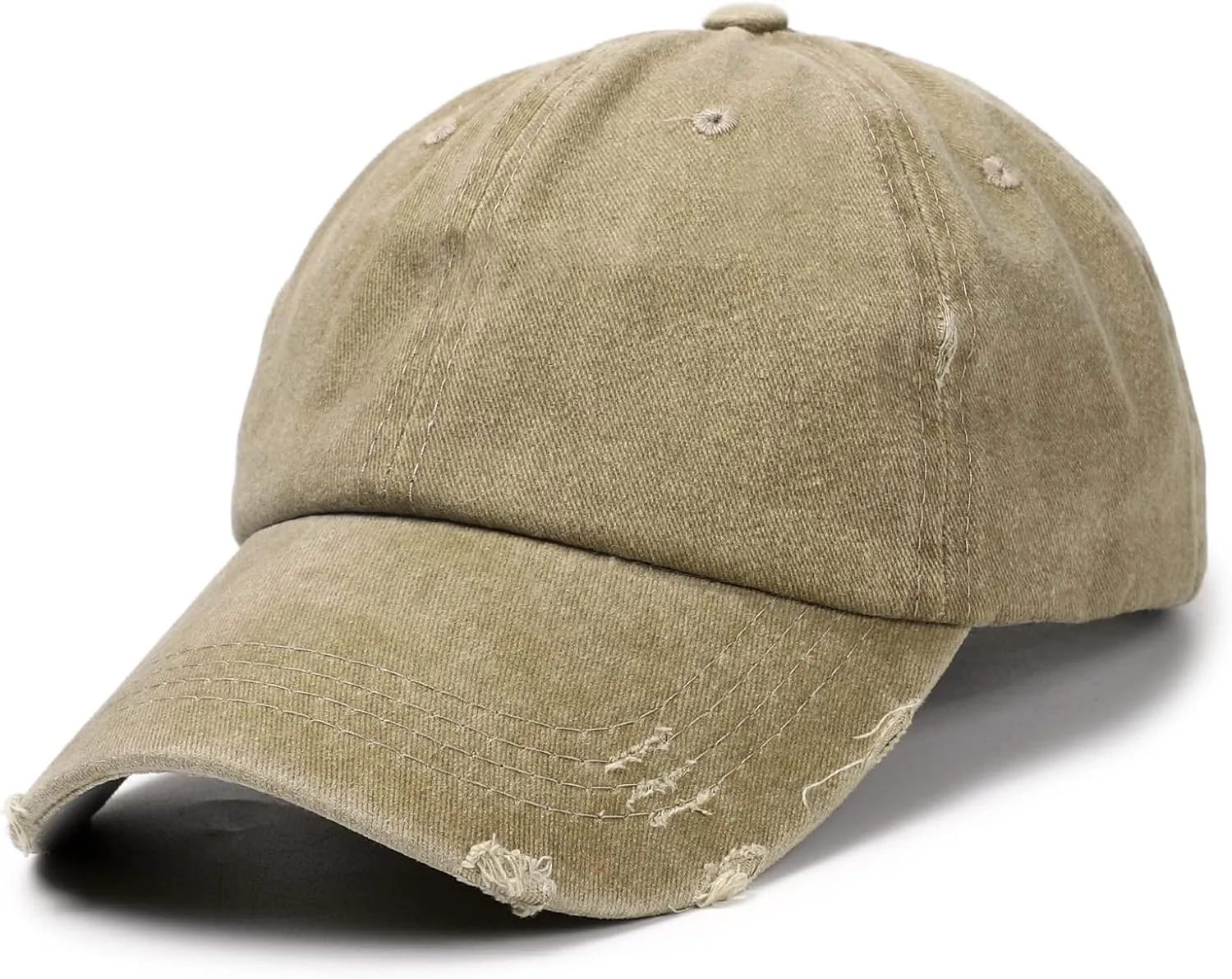 Distressed Baseball Cap Dad Hats for Men Women Vintage Washed Cotton Trucker Hat Adjustable Low Profile Ball Caps