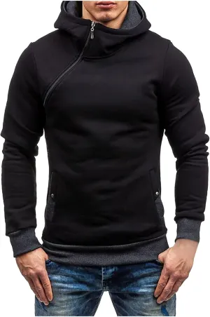 Dudubaby Fleece Hoodies For Men Men'S Casual Camouflage Sports Sweatshirt Long Sleeve Zipper Hooded Jacket Coat