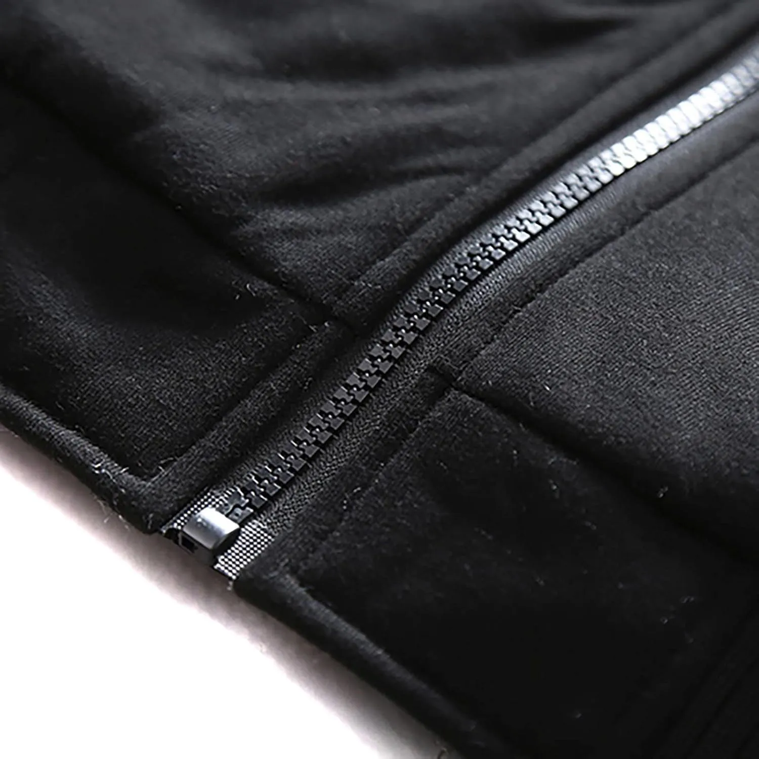 DuDubaby Men's Autumn and Winter Color Loose Casual Plush Jacket