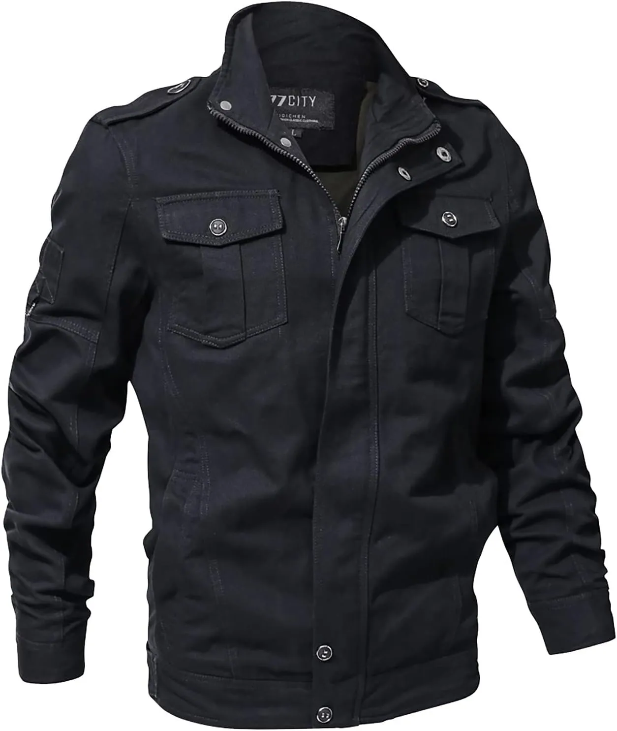 DuDubaby Snowboard Jacket Men Full Zip Jacket Men Casual Winter Warm Top Blouse Thickening Coat Outwear Top Blouse Jacket