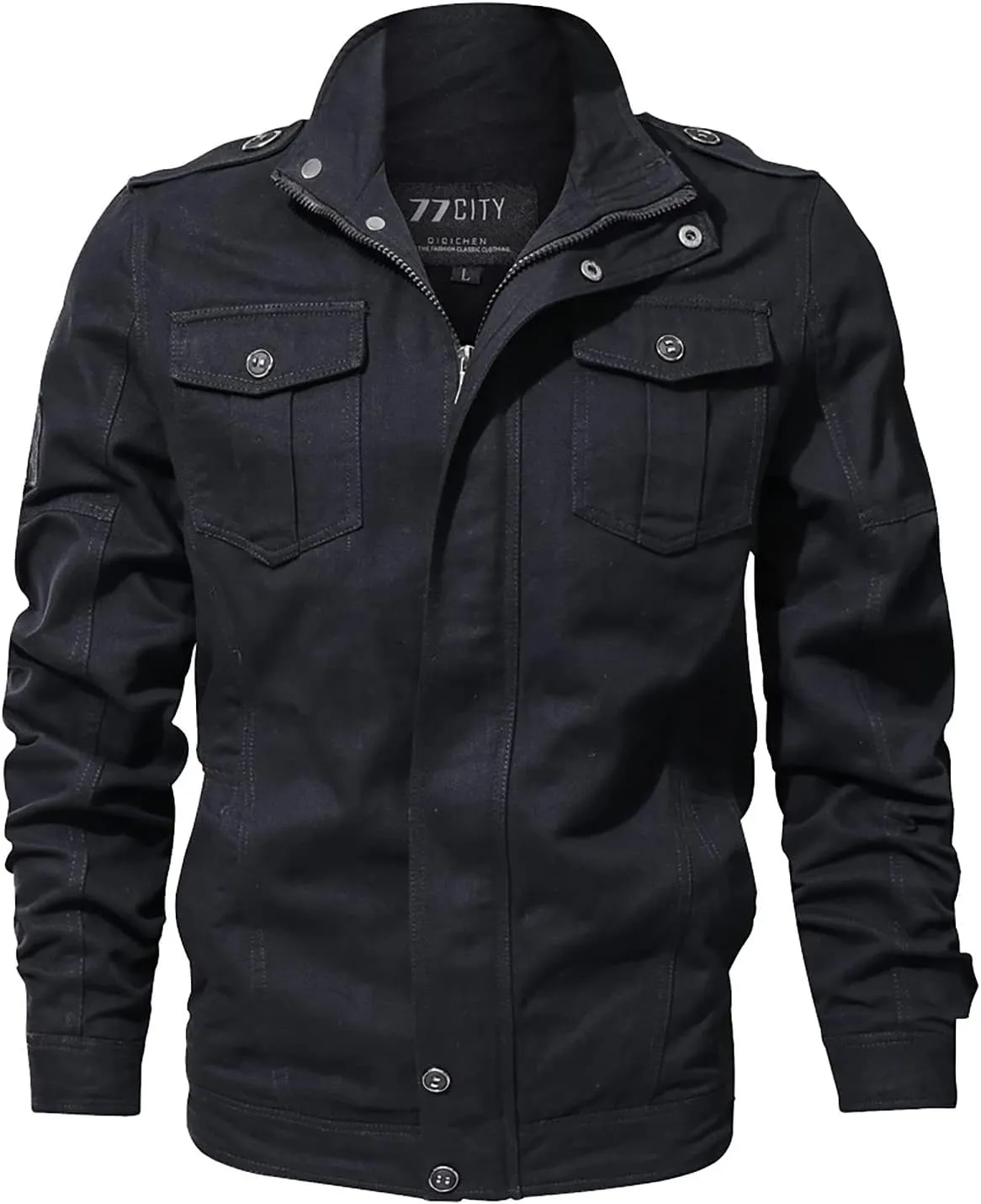 DuDubaby Snowboard Jacket Men Full Zip Jacket Men Casual Winter Warm Top Blouse Thickening Coat Outwear Top Blouse Jacket