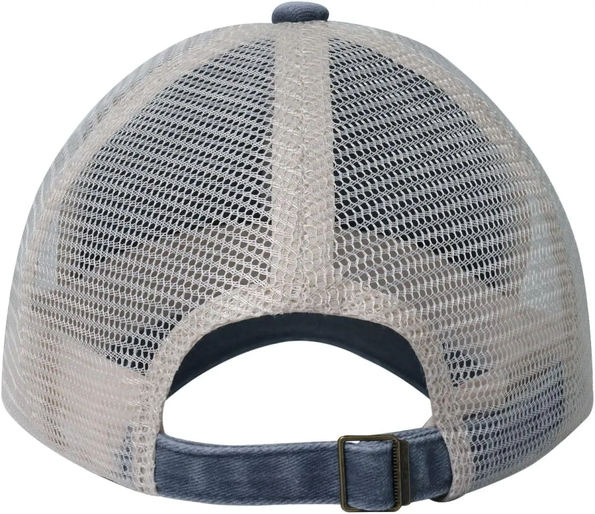 Durham Bulls Logo Hat Adjustable Athletic Vintage Washed Distressed Mesh Baseball Cap