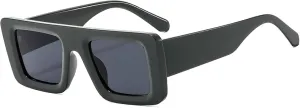 Fashion Sunglasses Thick Frame Jelly Color Uv400 Vintage Men Uv400 Eyeglasses Female