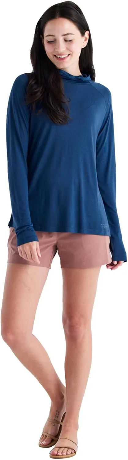 Free Fly Women's Lightweight Hoodie II - UPF 20  Sun Protection, Light Weight Hoodies for Women, Summer Essentials