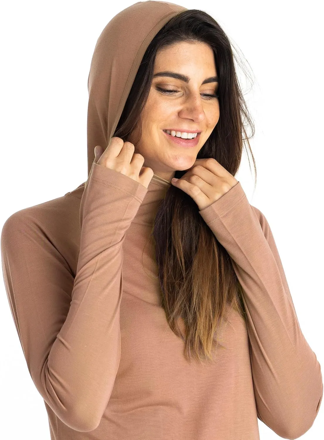 Free Fly Women's Lightweight Hoodie II - UPF 20  Sun Protection, Light Weight Hoodies for Women, Summer Essentials