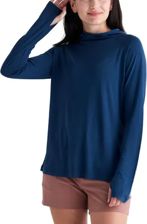 Free Fly Women's Lightweight Hoodie II - UPF 20  Sun Protection, Light Weight Hoodies for Women, Summer Essentials