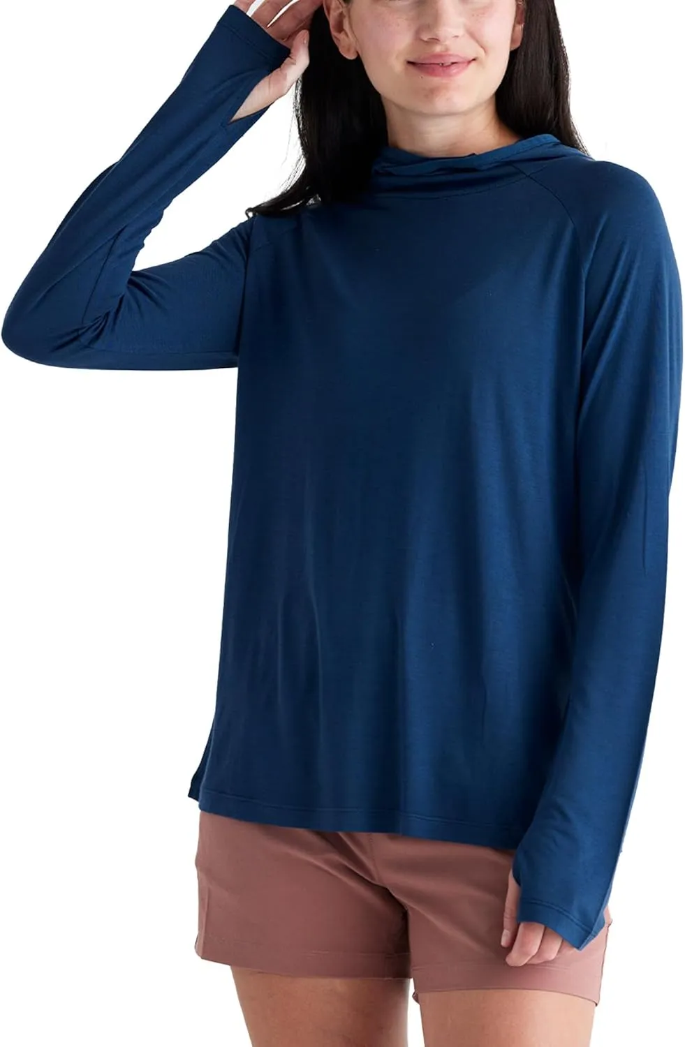 Free Fly Women's Lightweight Hoodie II - UPF 20  Sun Protection, Light Weight Hoodies for Women, Summer Essentials