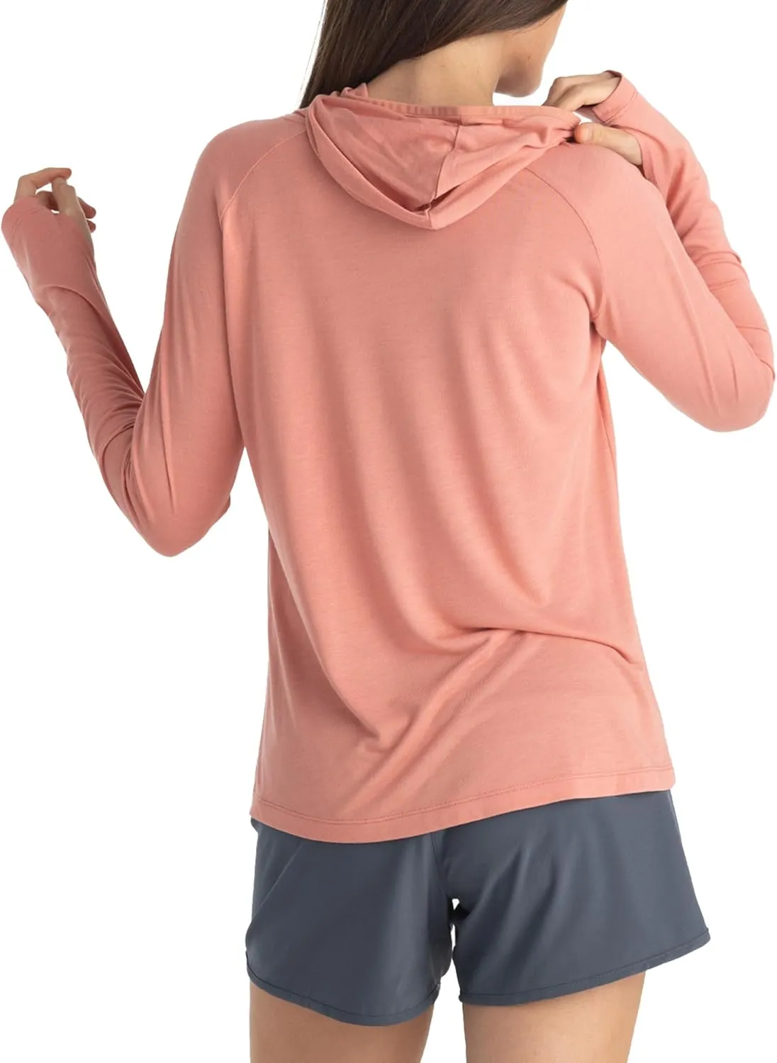 Free Fly Women's Lightweight Hoodie II - UPF 20  Sun Protection, Light Weight Hoodies for Women, Summer Essentials