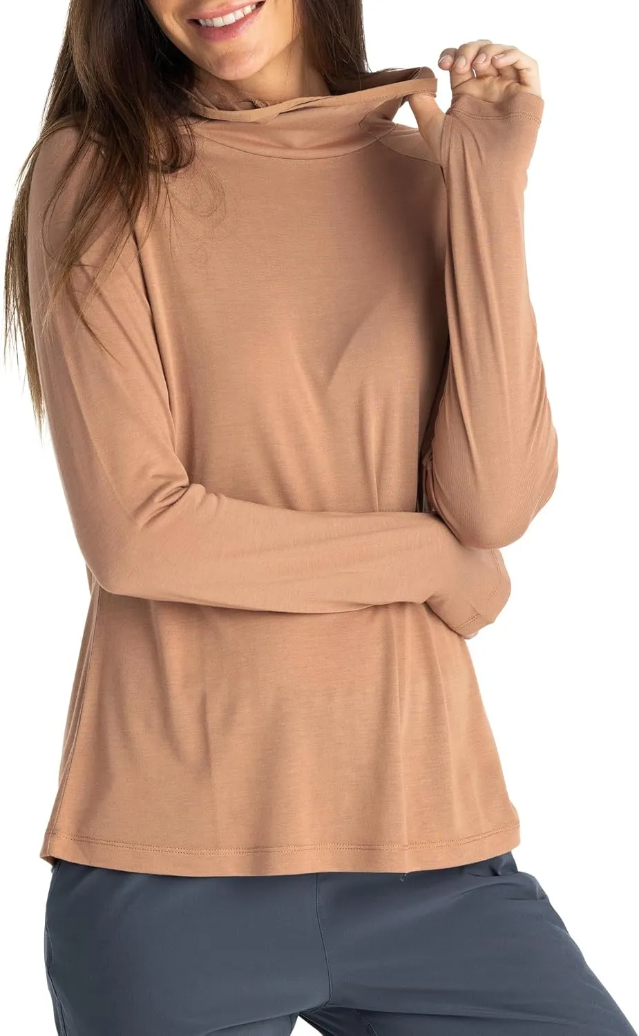 Free Fly Women's Lightweight Hoodie II - UPF 20  Sun Protection, Light Weight Hoodies for Women, Summer Essentials