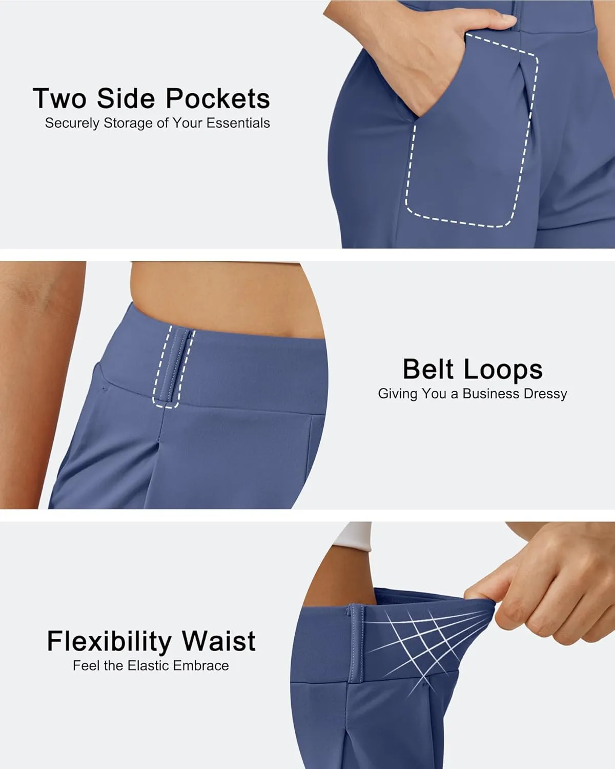 G4Free 2025 Trendy Shorts for Women Dressy Casual High Waisted Lounge Summer Pleated Shorts with Pockets