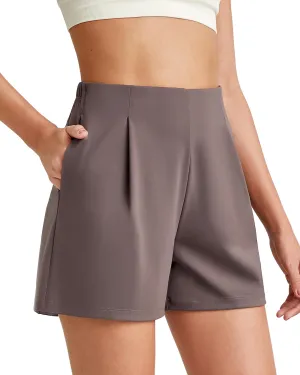 G4Free Women Shorts Dressy Casual 2025 Trendy Summer High Waisted Tailored Trouser Shorts with Pockets