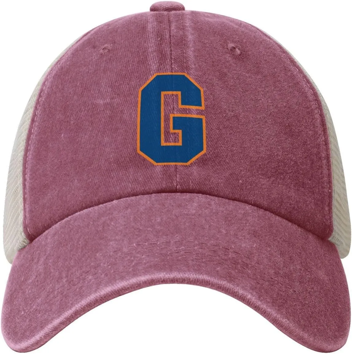 Gettysburg College Hat Adjustable Athletic Vintage Washed Distressed Mesh Baseball Cap
