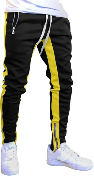 GIERIDUC Men's Cargo Pants Casual Long Pants Halloween Leggings Plus Size Mens Drawstring Cargo Pants Red and Black Tracksuit