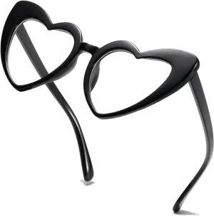 Heart Shaped Sunglasses for Women,Vintage Cat Eye Mod Style Retro Glasses UV4008805-purple
