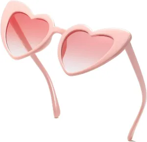Heart Shaped Sunglasses for Women,Vintage Cat Eye Mod Style Retro Glasses UV4008805-purple