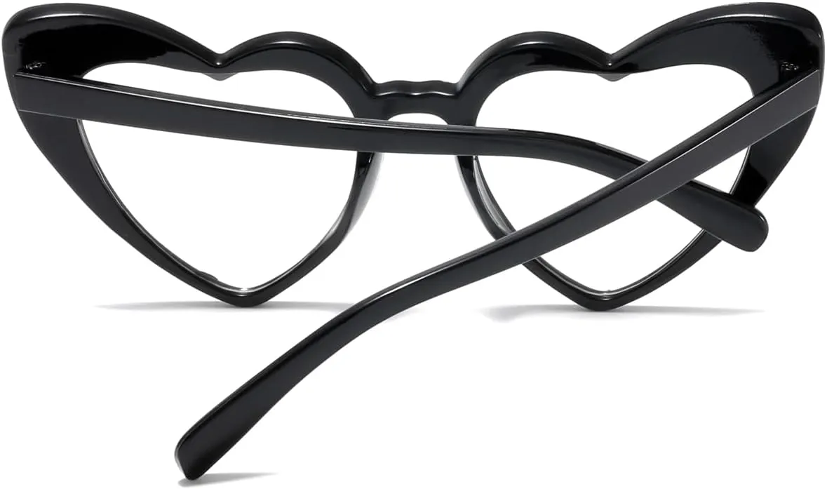 Heart Shaped Sunglasses for Women,Vintage Cat Eye Mod Style Retro Glasses UV4008805-purple
