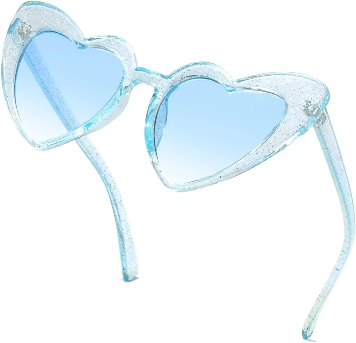 Heart Shaped Sunglasses for Women,Vintage Cat Eye Mod Style Retro Glasses UV4008805-purple
