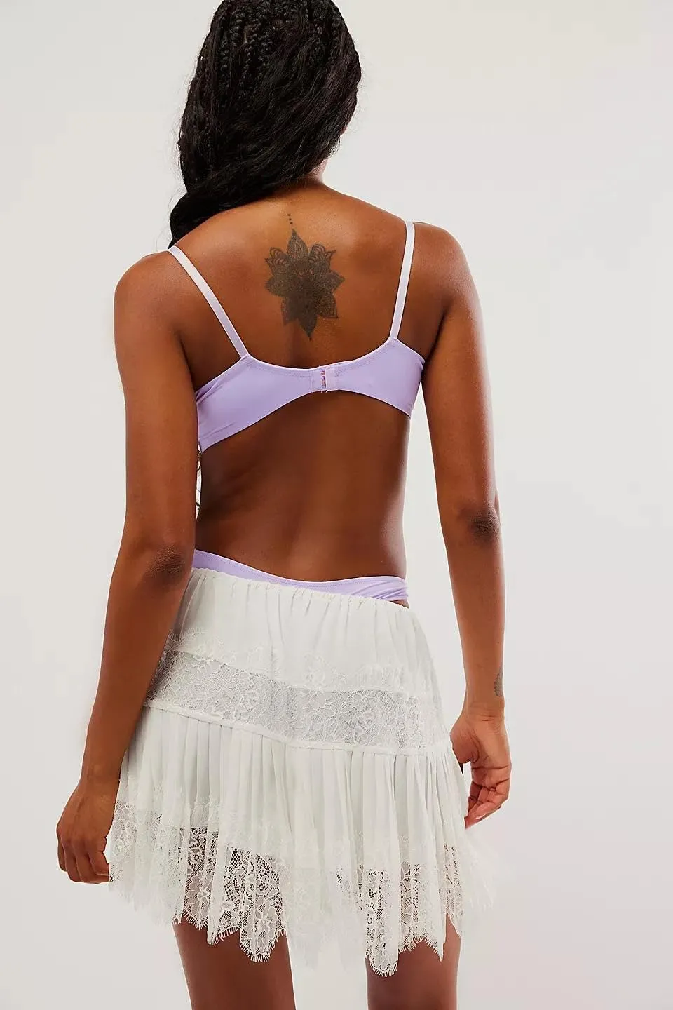 HOPYOP Lace Skirts for Women,Y2K Mini Skirts Ruffle Skirt Women's Pleated Skirts