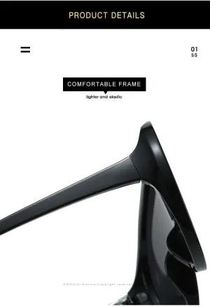 Large Frame Outdoor Men Sunglasses Driver Sports Women Driving Decorative Sun Glasses